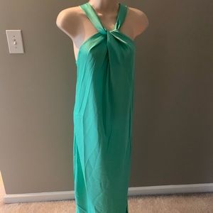 Soft Green silk Elegant Dress that can be worn anywhere.